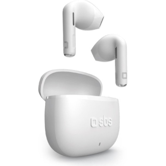 SBS Wireless Earphones Tws Go Pods White - (EARTWSGOPODSW)