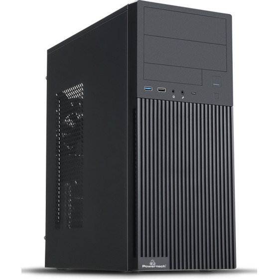Powertech Pc Case �� 550W PSU, ATX, 330x175x405mm, ����� - (PT-1308)