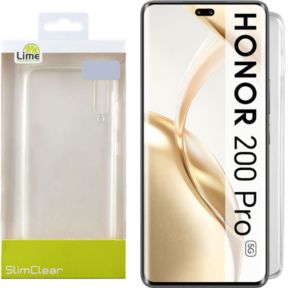Lime Successories Lime ���� Honor 200 Pro 5G 6.78'' Slimclear Tpu Full Camera Protection �������