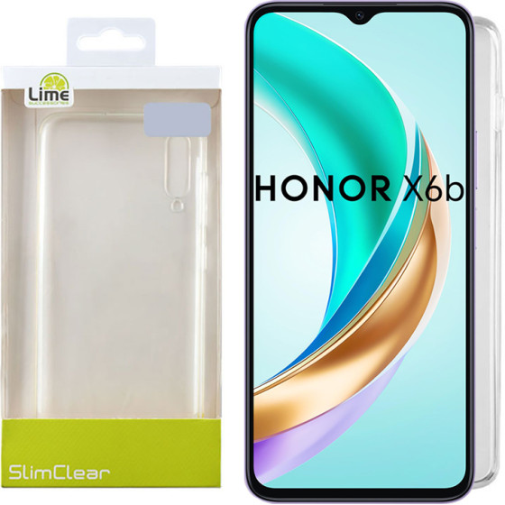 Lime Successories Lime ���� Honor X6B 4G 6.56'' Slimclear Tpu Full Camera Protection �������