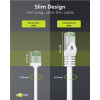 Goobay ������� ������� Cat 8.1 U/FTP, slim, copper, 2000MHz, 3m, ����� - (74362)