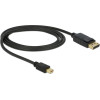 DeLock ������� Mini Displayport �� Displayport 4K/60Hz, 21.6 Gbps, 1m, ����� - (82698)