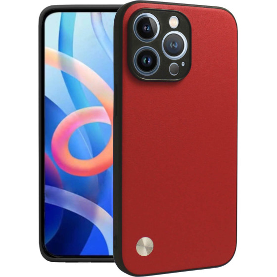 Bodycell Vegan Cover Iphone 12 Pro Red - (FC-00020)