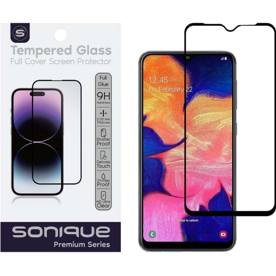 Sonique Hardy Glass Premium Series Hd Full Cover 9H Samsung Galaxy A10 / Galaxy M10 �����