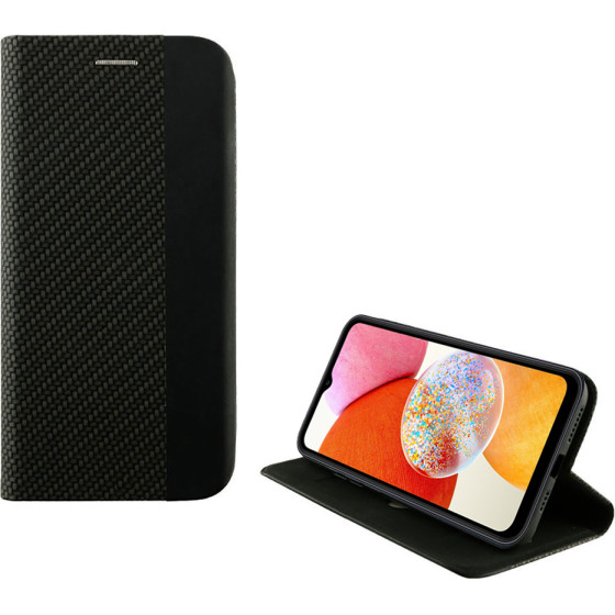 Idol 1991 ���� Samsung A14 4G A145/A14 5G A146 6.6'' Elite ANTI-Rfid Book Stand BLACK