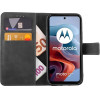 Lime Successories Lime ���� Motorola Moto G34 5G XT2363-3 6.5'' Essential Magnet Book Stand Clip GREY