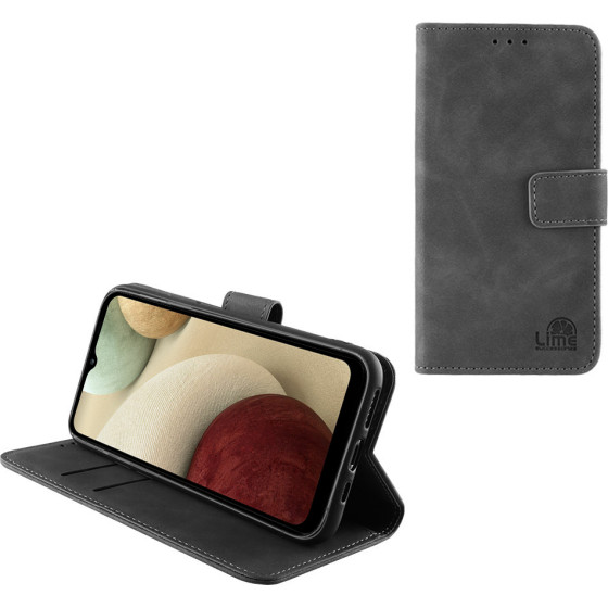 Lime Successories Lime ���� Samsung A12 A125/A12 Nacho A127 6.5'' Essential Magnet Book Stand Clip GREY