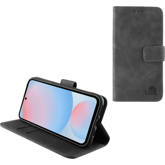 Lime Successories Lime ���� Samsung S24 Fe 5G S721 6.7'' Essential Magnet Book Stand Clip GREY