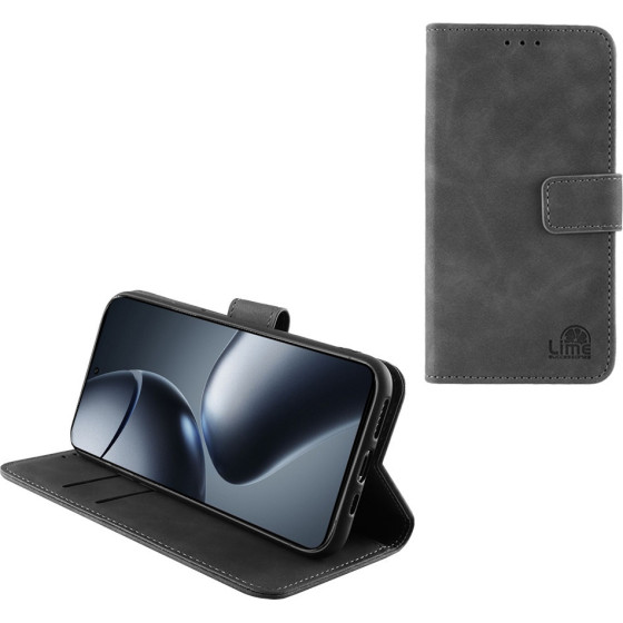 Lime Successories Lime ���� Xiaomi 14T 5G 6.67'' Essential Magnet Book Stand Clip GREY