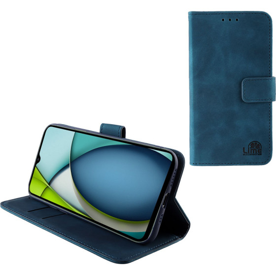 Lime Successories Lime ���� Xiaomi Redmi A3X 4G 6.71'' Essential Magnet Book Stand Clip Dark BLUE