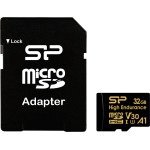 Silicon Power ����� ������ Microsdhc High Endurance, 32GB, Class 10 UHS-I U3 A1 V30 - (SP032GBSTHDV3V1HSP)