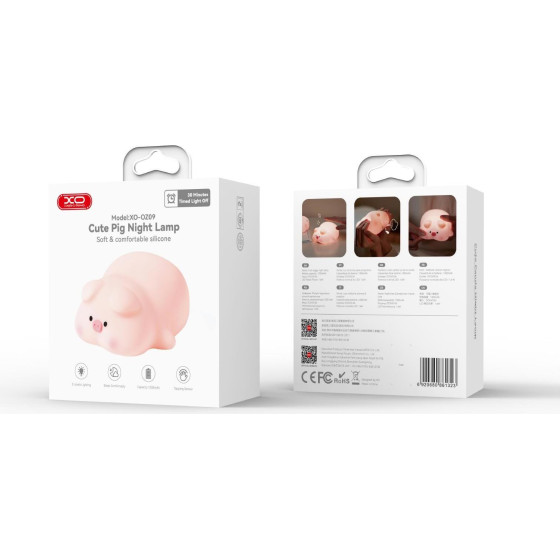 XO OZ09 Little Pink Pig Silicone Pat LIGHT, 1200 mAh, ��� - (��09)