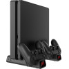 White Shark PS4 Cooling Pad & 2 Charging Dock PS4-19076 Black - (CUTMAN)
