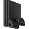 White Shark PS4 Cooling Pad & 2 Charging Dock PS4-19076 Black - (CUTMAN)