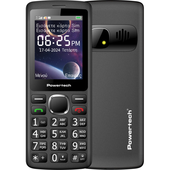 Powertech ������ �������� Sentry 4G Bar NC, 2.4'', Dual SIM, ����� - (PTM-37)