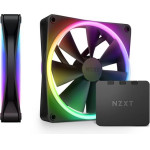 NZXT F140 Rgb Duo Twin Pack & Rgb Controller Black - (RF)