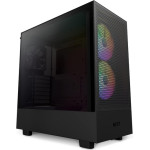 NZXT H Series H5 (2024) Flow Rgb Edition Atx Mid Tower Chassis Black Color - (CC)
