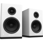 NZXT Relay Pc Gaming Desktop Speakers White - (AP)