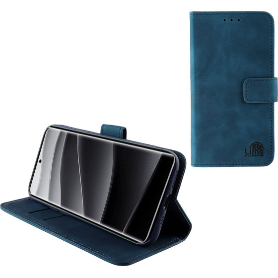 Lime Successories Lime ���� Xiaomi Redmi Note 14 Pro Plus 5G 6.67'' Essential Magnet Book Stand Clip Dark BLUE