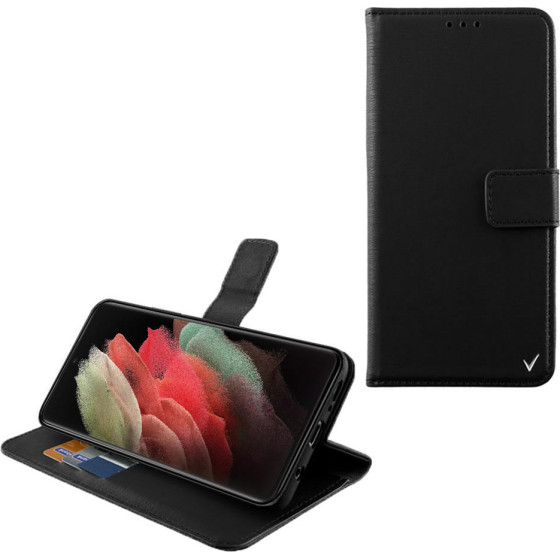 Volte-Tel ���� Samsung S21 Ultra 5G G998 6.8'' Allure Magnet Book Stand Clip BLACK