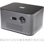 HP Projector (471U1AA) Full Hd �� ����� LED, ������������ �����, autofocus, WiFi, Bluetooth Hdmi Arc, S/PDIF, ����� Usb ��� ��������������� - (MP2000 Pro/GRS)