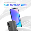AGM NOTE �1 ���� Smart ������ �������� 8������, Dual SIM ��� Camera 50MP (8GB/128GB) �� Bluetooth, USB, SD, 4G, GPS, 6.52?, HD+, Android 13 ��� ������������� ���� TPU - (NOTE �1 Blue)