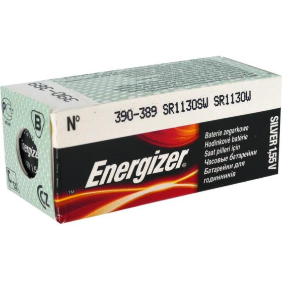 Energizer Buttoncell 390-389 SR1130SW ���. 1 - (390-389, SR1130SW)