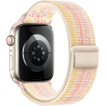 Hoco Watchband 38/40/41mm Nylon Strap ��� Apple Watch Series 1/2/3/4/5/6/7/8/9/SE/SE2 Starlight And Pink - (WA25)