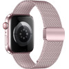 Hoco Watchband 42/44/45/49mm Stainless Steel + Strong Magnetic ��� Apple Watch Series 1/2/3/4/5/6/7/8/9/SE/SE2/Ultra/Ultra2 Rose Pink - (WA26)