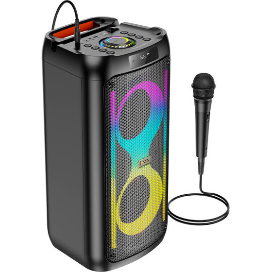 Hoco ������ ����� Danny Bt V5.3 15Wx2 4500mAh 5h ����������� �� Micro Sd Usb Rgb Led ������� ��� �������o ��������o - (HA6)