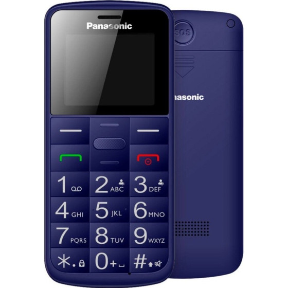 Panasonic (Dual SIM) ���� 1.77'' Easy Phone �� ������� SOS, Bluetooth ��� ������ �������� - (KX-TU110EXC)