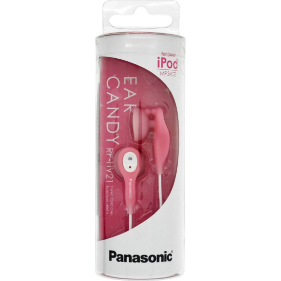Panasonic ��������� Stereo Earbud 3.5mm ��� �� ���� �������� ��� �������� ��������� 1.2m ����� ��������� - (RP-HV21E-P)