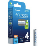 Panasonic �������� ���������������� R03 Eneloop 800mAh Size Aaa Ni-Mh 1.2V ���. 4 - (BK-4MCDE/4BE)
