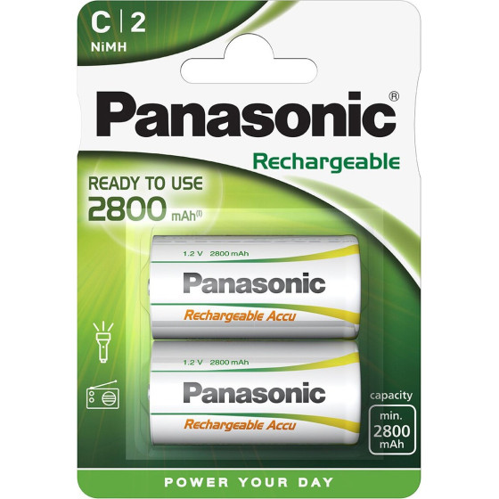 Panasonic �������� ���������������� Size C HHR-2SRE/2B 2800mAh 1.2V ���. 2