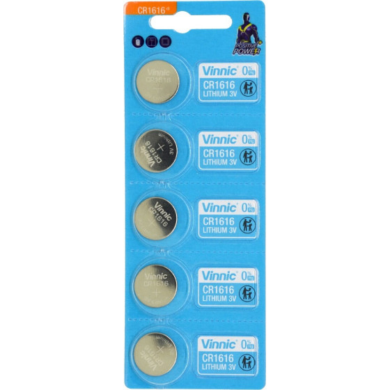 Vinnic Buttoncell 3V ���. 5 �� �������� ���������� - (CR1616)