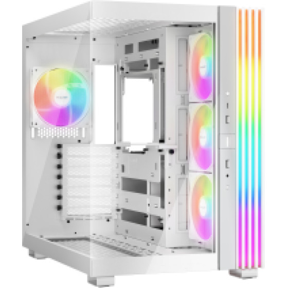 Bequiet Pc Chassis Light Base 600 Lx White Midi Tower ATX, Argb LIGHTING, W/O PSU, 3x12CM Side Light Wings LX, 3x12CM Rear Light Wings LX, 3YW. - (BGW68)