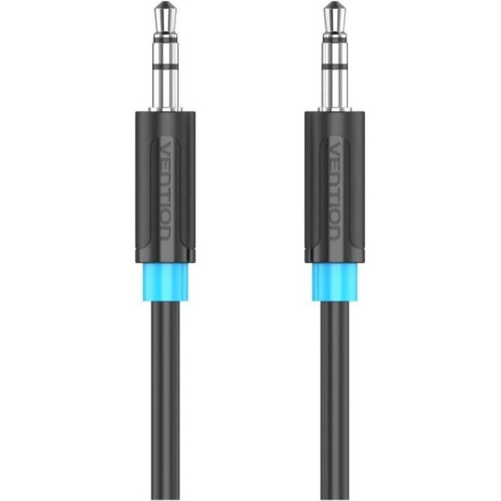 Vention Trs 3.5mm Male To Male Audio Cable 0.8M Black - (VAS-A65-B080)