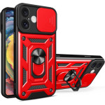 Bodycell Armor Slide Cover Case Iphone 16 Plus Red - (BA-00451)