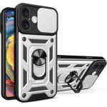 Bodycell Armor Slide Cover Case Iphone 16 Plus Silver - (BA-00458)