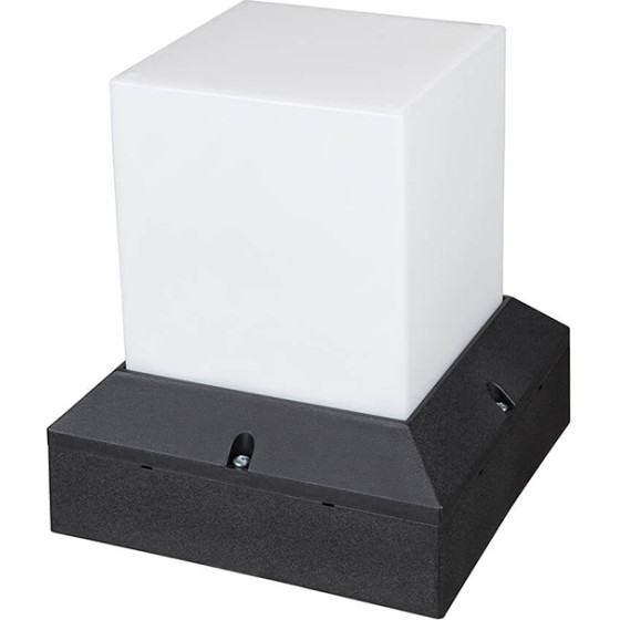GloboStar Cubix �������� ���������� ��������� �������� 1 x E27 IP44 ����� �������� ���� - �22.5 x �22.5 x �25cm - (203-0245)