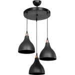 GloboStar Rade Vintage �������� ��������� ������� ������� 3 x E27 IP20 ����� �������� - �40 x �40 x �80cm - (203-0127)