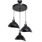 GloboStar Rive �������� �������� ��������� ������� ������� 3 x E27 IP20 ����� �� ����� �������� - �45 x �45 x �80cm - (203-0144)