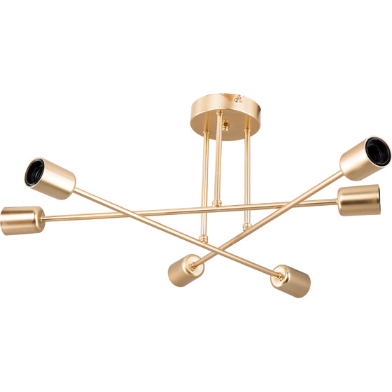 GloboStar Spidi �������� ��������� ������ ������ �������� 6 x E27 IP20 ����� �������- �61 x �61 x �37cm - (203-0114)