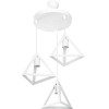 GloboStar Triangle �������� �������� ��������� ������� ������� 3 x E27 IP20 ����� �������� - �50 x �50 x �80cm - (203-0164)