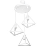 GloboStar Triangle �������� �������� ��������� ������� ������� 3 x E27 IP20 ����� �������� - �50 x �50 x �80cm - (203-0164)