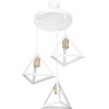 GloboStar Triangle �������� �������� ��������� ������� ������� 3 x E27 IP20 ����� �� ����� �������� - �50 x �50 x �80cm - (203-0166)