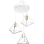 GloboStar Triangle �������� �������� ��������� ������� ������� 3 x E27 IP20 ����� �� ����� �������� - �50 x �50 x �80cm - (203-0166)