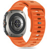 Tech-Protect Replacment Band Silicone Line For Samsung Watch Ultra 47mm Orange - (TPRBSWUO)