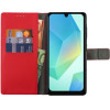 Volte-Tel ���� Samsung A16 5G A166 6.7'' Allure Magnet Book Stand Clip RED
