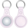 Dux Ducis Flexible Keychain Loop ���� ������� ��������� ��� Airtag Black / Green / Pink / Blue - (6934913050453)